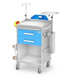 Resuscitation cart REN/KO REN-02 kolor with equipment