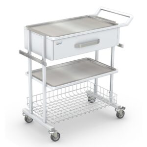 Medical equipment cart, K-3 type D-02 K-3 type D-02/F with equipment