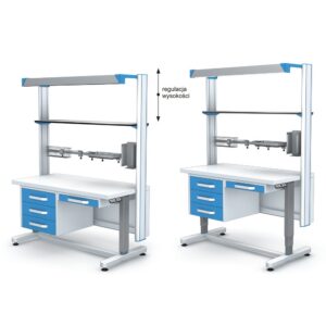 Working tables APAR-4 series APA120-3N with electric height adjustment