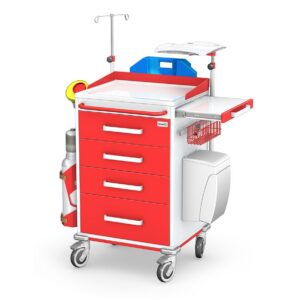 Resuscitation cart REN/ST REN-04 with equipment