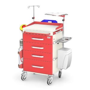 Resuscitation cart REN/ST REN-04 with equipment
