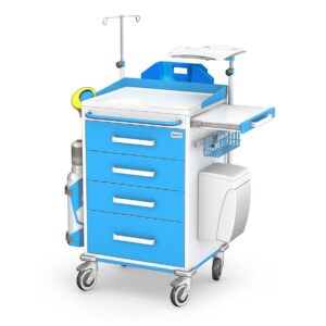 Resuscitation cart REN/ST REN-04 with equipment