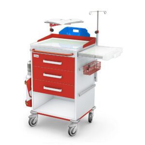 Resuscitation cart REN/ST REN-03 with equipment