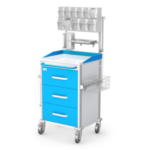 Medical cart VITAL series – anaesthetic version (AVIT) type: AVIT-30 AVIT-300-B(ST)S(ST)F(ST)P(ST)-0000-K12.3-W