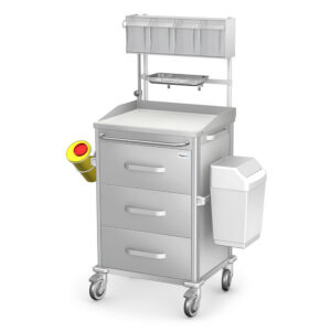 Medical cart VITAL series – anaesthetic version (AVIT) type: AVIT-30 AVIT-30R-B(KO)S(KO)F(KO)P(KO)-0000-K12.6-W