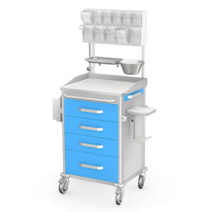 Medical cart VITAL series – anaesthetic version (AVIT) type: AVIT-41 AVIT-40R-B(KO)S(KO)F(KO)P(KO)-5012-K12.6-W
