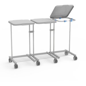 Trolley for waste or dirty linen WZMR series type: WZ3-2/100MR index: WZ-03-R(AL)-100-K6.6-MR