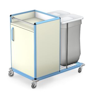 Clean and dirty linens trolley of WCB WCB-1221