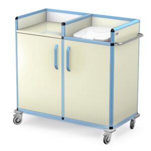 Clean and dirty linens trolley of WCB WCB-2133