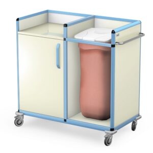 Clean and dirty linens trolley of WCB WCB-2123