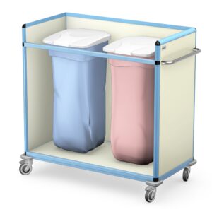 Clean and dirty linens trolley of WCB WCB-2200