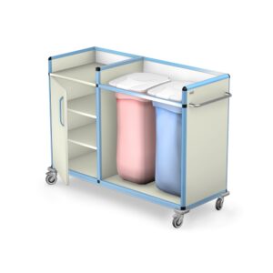 Clean and dirty linens trolley of WCB WCB-2223