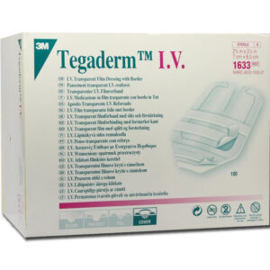 TEGADERM 3M I.V. FIXING STRIPS 7x8.5 cm