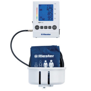 Tensiómetro de Brazo Clínico Riester RBP-100 (Art. 1742) – Monitor de Presión Arterial de Pared con Doble Modo Oscilométrico y Auscultatorio, Uso Profesional – Ref. 49962