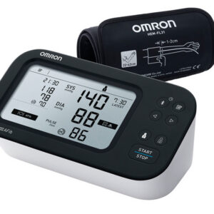 Tensiómetro de Brazo Omron M7 Intelli IT AFib (HEM-7380T1-EBK) – Monitor Digital Automático con Detección de Fibrilación Auricular, Manguito Intelli Wrap 360° (22-42 cm), Bluetooth y App OMRON Connect