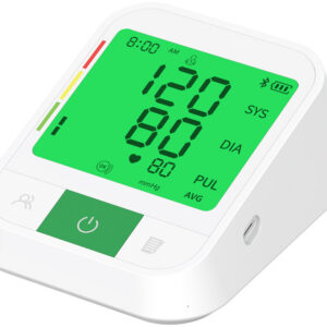 Tensiómetro Digital Automático de Brazo GIMA X-CHECK PRO con Bluetooth – Monitor de Presión Arterial Oscilométrico, Pantalla LCD 4,2" Retroiluminada 4 Colores, Detección de Latido Irregular y Memoria 2×120 (Ref. 49872)