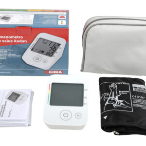 Tensiómetro Digital de Brazo ANDON Ref. 32901 – Monitor Automático de Presión Arterial por Método Oscilométrico con Pantalla LCD, Indicador OMS y Detección de Arritmias (HB)