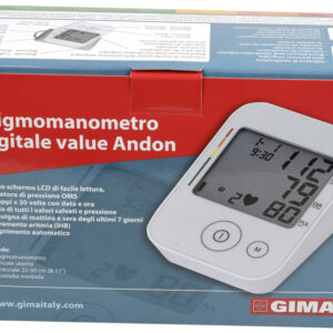Tensiómetro Digital de Brazo ANDON Ref. 32901 – Monitor Automático de Presión Arterial por Método Oscilométrico con Pantalla LCD, Indicador OMS y Detección de Arritmias (HB)