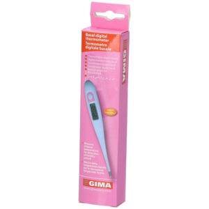 Termómetro Basal Digital GIMA °C con Caja de Plástico y 2 Decimales – Ref. 25608 (SKU GM25608)