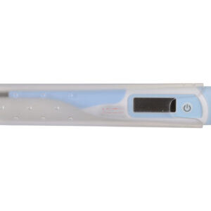 Termómetro Digital Instantáneo GIMA °C/°F – Punta Flexible e Impermeable, Alarma de Fiebre y Caja Colgante (Ref. 25556)