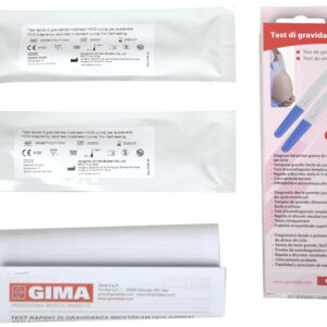 Test de Embarazo GIMA Autodiagnóstico (Self Test) Tipo Midstream – Detección de hCG en Orina 20 mUI/ml | Ref. GM29097 / GM29098