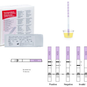 Test de Embarazo GIMA Profesional – Detección de hCG en Orina 20 mUI/ml | Formato Midstream, Tira y Casete | Ref. GM29090 / GM29091 / GM29092