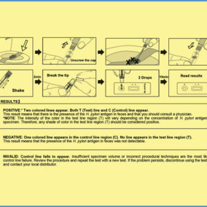Test Rápido Helicobacter pylori en Heces – Autodiagnóstico (IVD Self Test) GIMA Ref. 24524 – Caja de 1 prueba