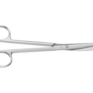 Tijera de disección Mayo Aesculap curva, puntas romas (blunt/blunt), 16,5 cm – Ref. BC587R | Instrumental quirúrgico B. Braun