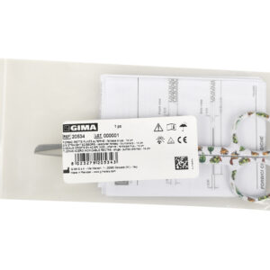 Tijeras de enfermería rectas de acero inoxidable con clip para cinturón – Punta roma/afilada – 14 cm (GIMA)