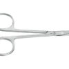 Tijeras de iridectomía y ligaduras Aesculap – Curvas, puntas finas/agudas (sharp/sharp), 11 cm – Ref. BC111R