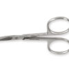 Tijeras para cutículas curvas de 9,5 cm en acero inoxidable – GIMA | Ref. 39700 (SKU GM39700)