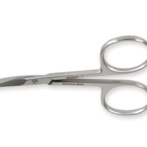 Tijeras para cutículas curvas de 9,5 cm en acero inoxidable – GIMA | Ref. 39700 (SKU GM39700)