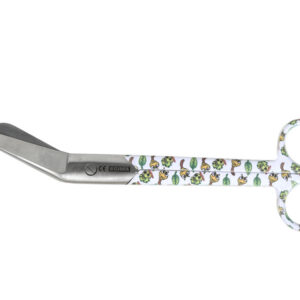 Tijeras para vendas de acero inoxidable 18 cm GIMA | Tijeras de enfermería con recubrimiento de polvo, modelo Bubbles y Caterpillar (Ref. GM20492 / GM20494)