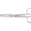 Tijeras quirúrgicas Aesculap rectas de puntas aguda y roma, 14,5 cm (Ref. BC324R) – Instrumental de disección y corte de suturas