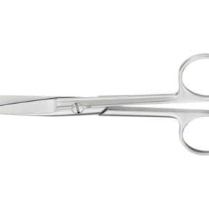 Tijeras quirúrgicas Aesculap rectas de puntas aguda y roma, 14,5 cm (Ref. BC324R) – Instrumental de disección y corte de suturas