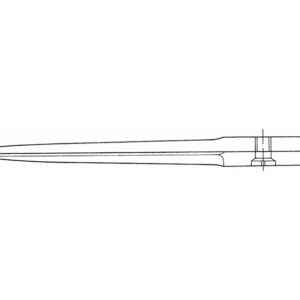 Tijeras Quirúrgicas Aesculap Rectas – Puntas Filo y Roma (sharp/blunt) – 16.5 cm (6 1/2") – Acero Inoxidable Reutilizable – Ref. BC326R – Instrumental de Quirófano