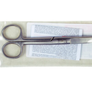 Tijeras quirúrgicas curvas de acero inoxidable GIMA – Puntas romas (blunt/blunt) y afiladas (sharp/sharp), de 11,5 a 20 cm – Ref. GM26742-F