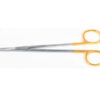 Tijeras quirúrgicas de Kelly con puntas de carburo de tungsteno – GIMA GOLD LINE – rectas, puntas finas (sharp), 16 cm – Ref. GM38520