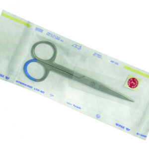 Tijeras Quirúrgicas Estériles Desechables de Acero Inoxidable GIMA | Gama STERILE – Tijeras de Cirugía y Tijeras de Iris, Rectas y Curvas, Monouso (Refs. GM38800, GM38801, GM38830, GM38831) – Caja de 25 uds