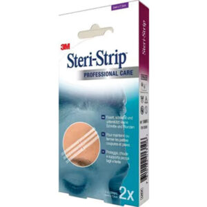 Tiras de Cierre Cutáneo Adhesivo Estériles 3M™ Steri-Strip™ Reforzadas – Sutura de Aproximación para Heridas e Incisiones (GM25270)