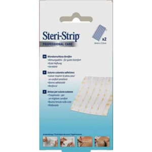 Tiras de Cierre Cutáneo Adhesivo Estériles 3M™ Steri-Strip™ Reforzadas – Sutura de Aproximación para Heridas e Incisiones (GM25270)