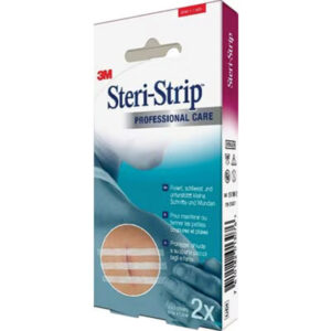 Tiras de Cierre Cutáneo Adhesivo Estériles 3M™ Steri-Strip™ Reforzadas – Sutura de Aproximación para Heridas e Incisiones (GM25270)