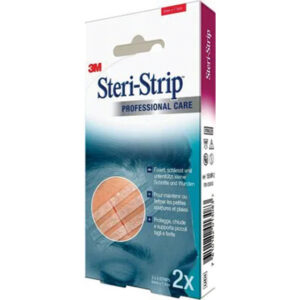 Tiras de Cierre Cutáneo Adhesivo Estériles 3M™ Steri-Strip™ Reforzadas – Sutura de Aproximación para Heridas e Incisiones (GM25270)
