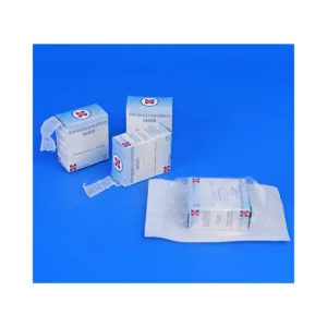 Tira de gasa estéril 10 m x 2 cm. Caja con 50 unidades.