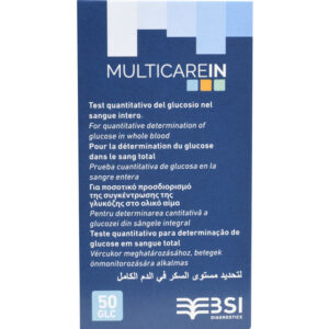 Tiras Reactivas de Glucosa GIMA con Biosensor y Chip para Glucómetros 23965/66/67, 24147/48/49 y 24150/51/52/53
