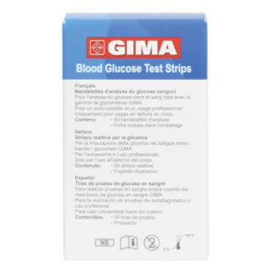 Tiras Reactivas de Glucosa GIMA para Glucómetro – Caja de 50 unidades (Ref. 24119 / GM24119)