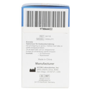 Tiras Reactivas de Glucosa para Glucómetro Gima Glucose Monitor | Ref. 24118 | Caja de 25 uds.