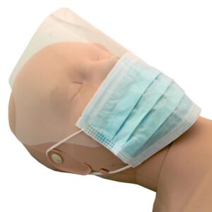 TNT SURGICAL MASK W AND VISOR SHIELD