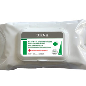 Toallitas Desinfectantes para Superficies TEKNA – Caja de 600 uds (12 sobres de 50) – Clorhexidina, Benzalconio y Alcohol – Marca GIMA (Ref. 36600)