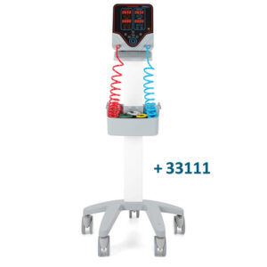 Torniquete automático quirúrgico GIMA MEDIONE TRQ-2020 de 2 canales – Isquemia controlada para extremidades, incluye 4 manguitos (Ref. 33108)